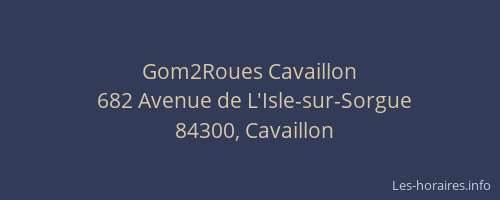 Gom2Roues Cavaillon