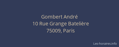 Gombert André