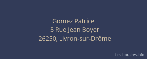 Gomez Patrice