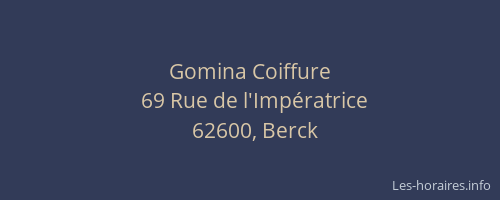 Gomina Coiffure