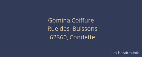 Gomina Coiffure