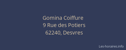 Gomina Coiffure