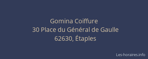Gomina Coiffure