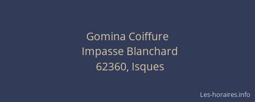 Gomina Coiffure