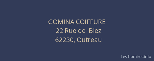 GOMINA COIFFURE