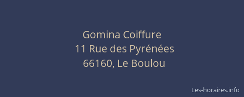 Gomina Coiffure