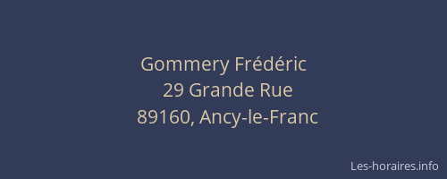 Gommery Frédéric