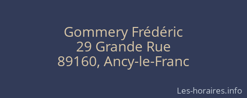 Gommery Frédéric