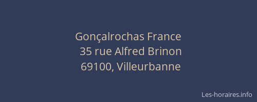 Gonçalrochas France
