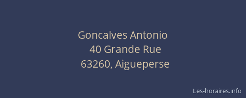 Goncalves Antonio