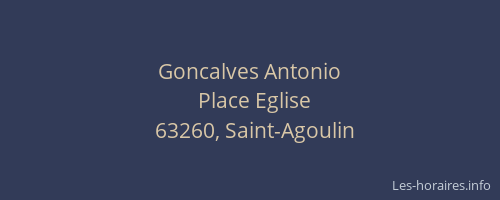 Goncalves Antonio