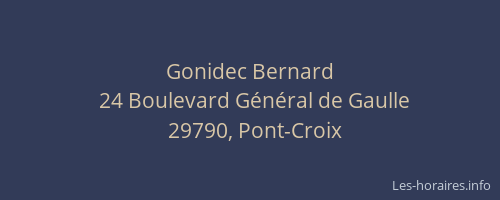 Gonidec Bernard