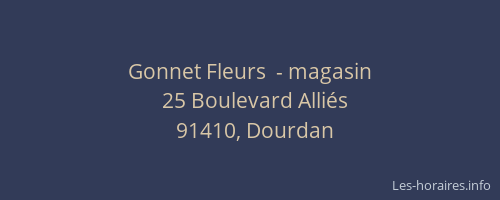 Gonnet Fleurs  - magasin