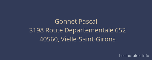 Gonnet Pascal