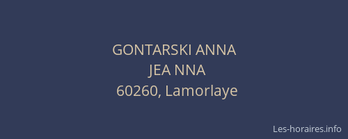 GONTARSKI ANNA