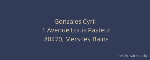 Gonzales Cyril