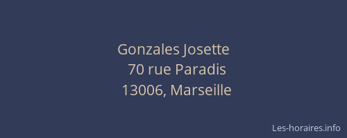 Gonzales Josette