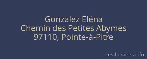 Gonzalez Eléna