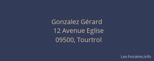 Gonzalez Gérard