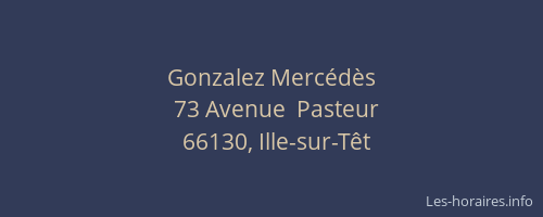 Gonzalez Merc&eacute;d&egrave;s