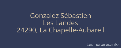 Gonzalez Sébastien