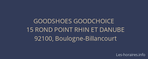 GOODSHOES GOODCHOICE
