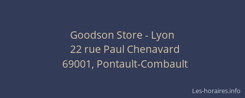 Goodson Store - Lyon