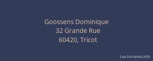 Goossens Dominique
