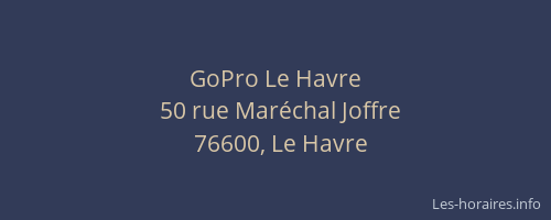 GoPro Le Havre