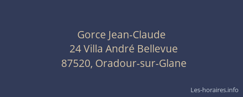 Gorce Jean-Claude
