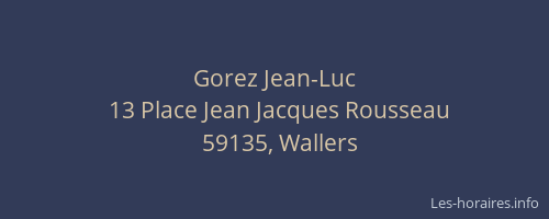 Gorez Jean-Luc