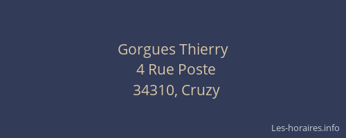 Gorgues Thierry