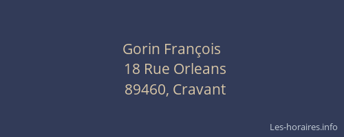 Gorin François