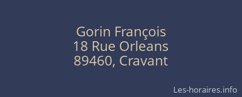 Gorin Fran&ccedil;ois
