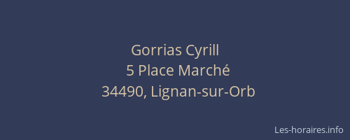 Gorrias Cyrill