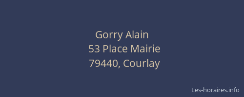 Gorry Alain