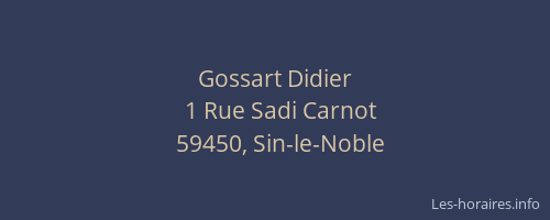 Gossart Didier
