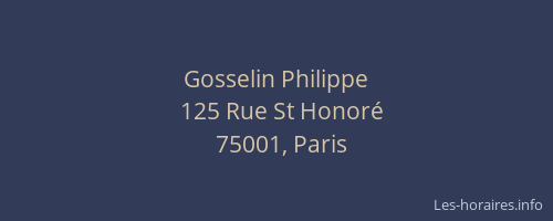 Gosselin Philippe