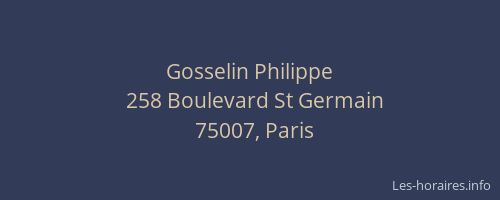 Gosselin Philippe
