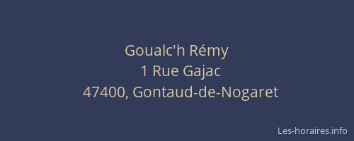 Goualc'h Rémy