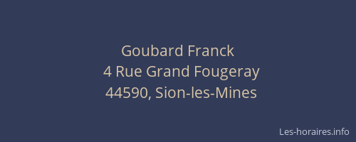 Goubard Franck