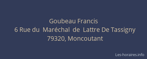 Goubeau Francis