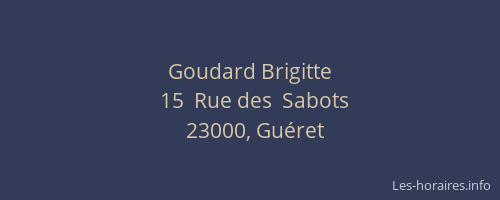 Goudard Brigitte