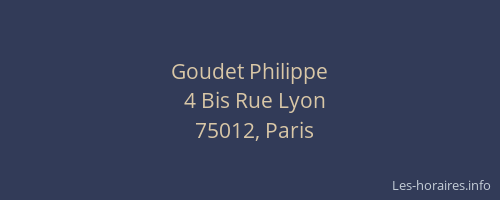 Goudet Philippe