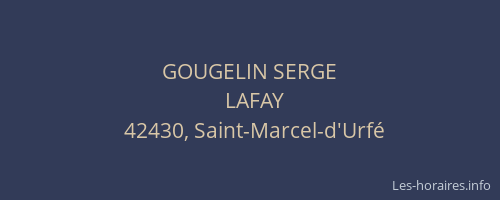 GOUGELIN SERGE