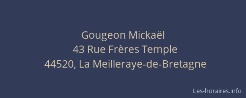 Gougeon Mickaël