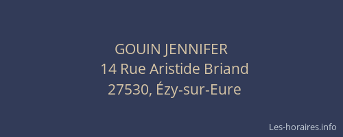 GOUIN JENNIFER