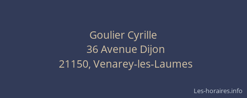 Goulier Cyrille