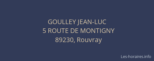 GOULLEY JEAN-LUC