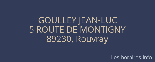 GOULLEY JEAN-LUC